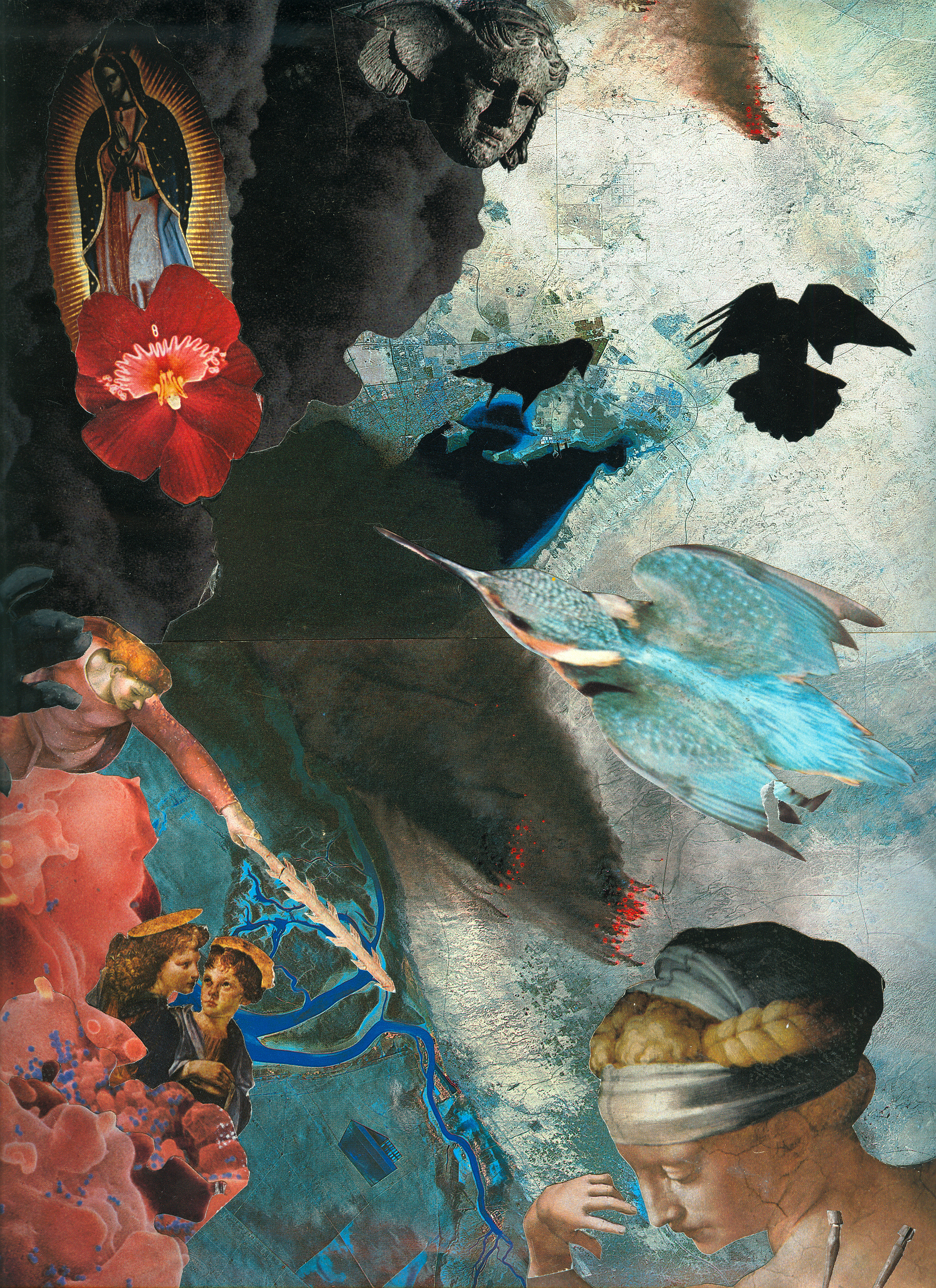 Agnieszka Sosnowska, Landing, Collage, 1993