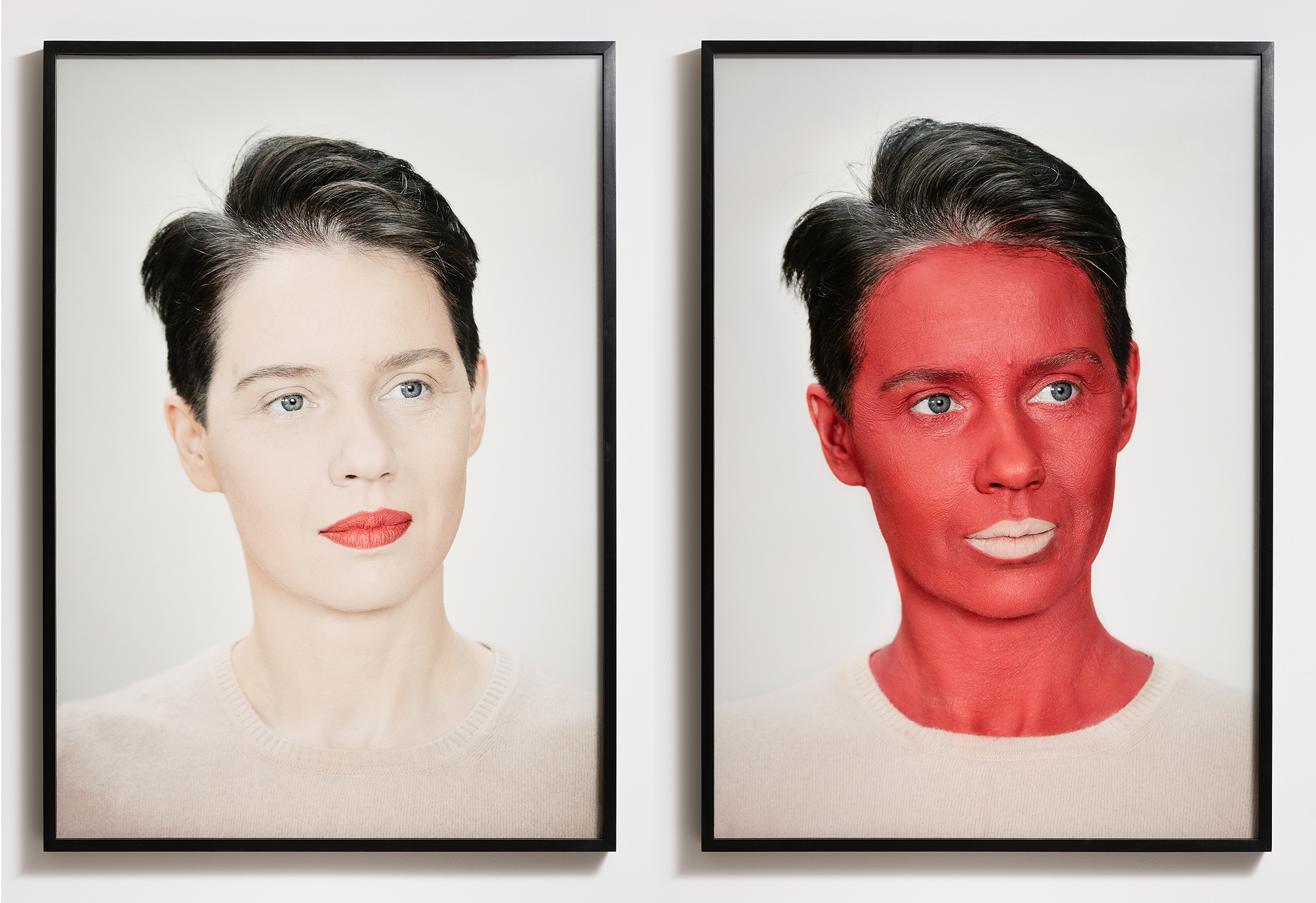 Aneta Grzeszykowska Negative Make Up , 2016 Archival print on cotton paper 39.37 x 27.56 inches each (100 x 70 cm each) Edition 1 of 3 + 1 A.P. AG/566
