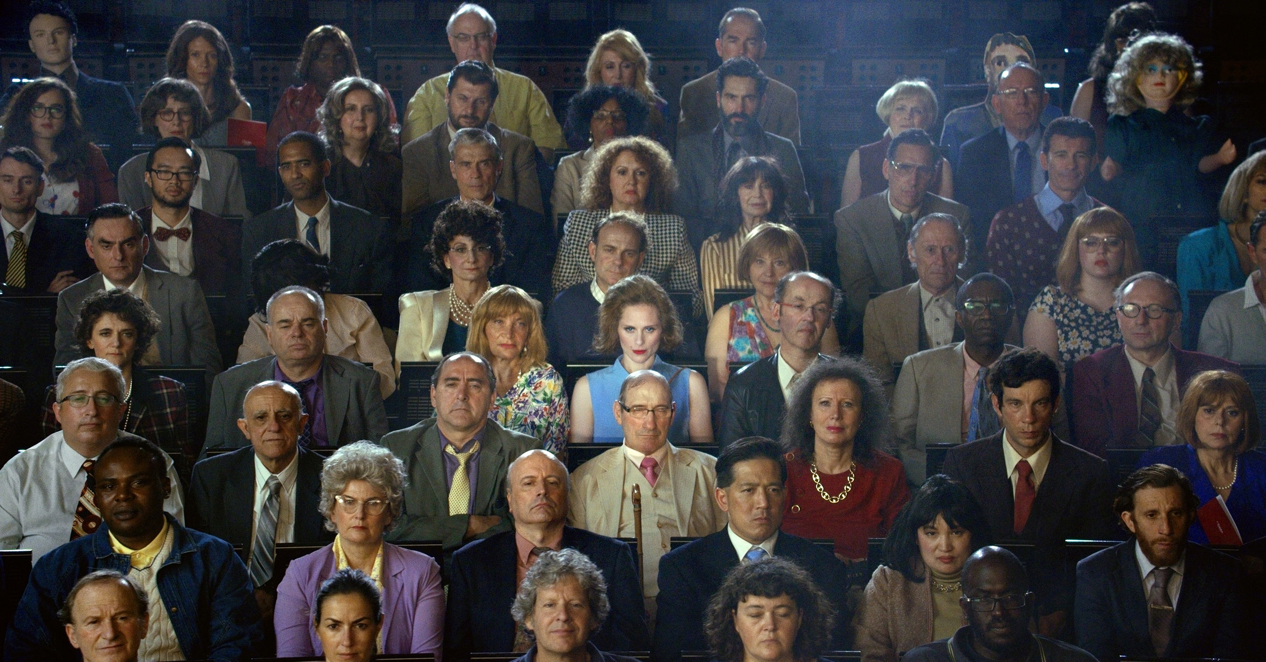 ALEX PRAGER Orchestra East, Section B, 2016 archival pigment print 59 x 89.8 inches 149.9 x 228.1 cm Courtesy the artist and Lehmann Maupin, New York and Hong Kong