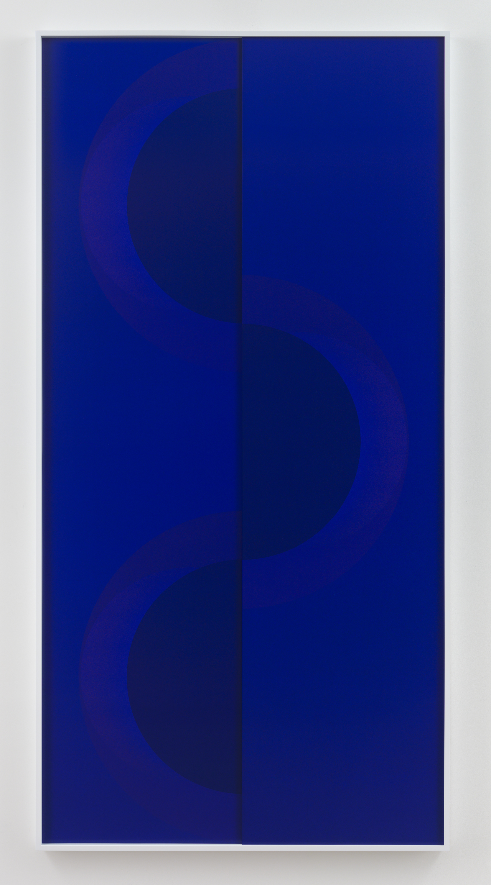 Sara VanDerBeek Japanese Fan, 2016 2 digital c-prints 96 7/8 x 48 7/8 inches (framed) 246.1 x 124.1 cm Edition of 3, 2 APs Courtesy of the artist and Metro Pictures, New York