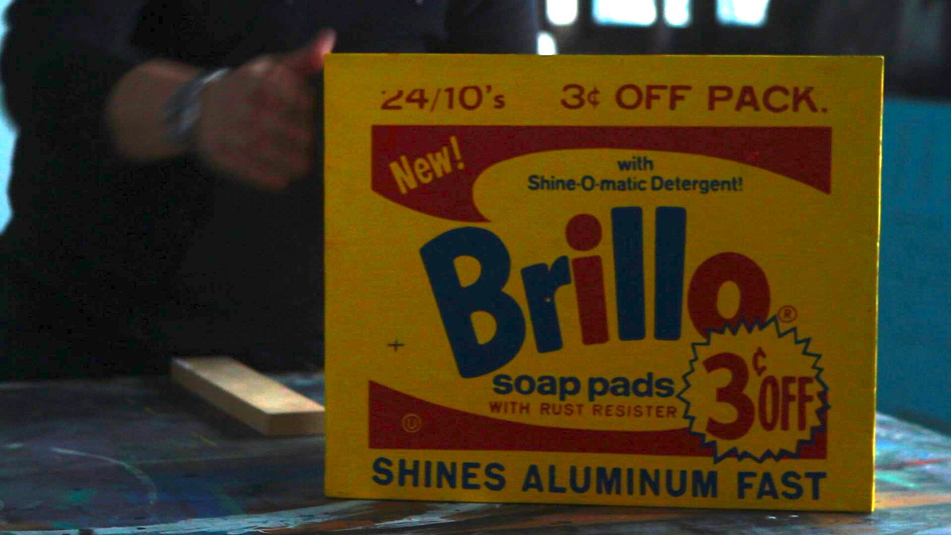 FEATURED IN IMAGE: Baby Lisanne Skyler on the Brillo Box, 1969. Courtesy of The Andy Warhol Foundation for the Visual Arts, Inc./Armaly Brands/Brillo Box Documentary LLC