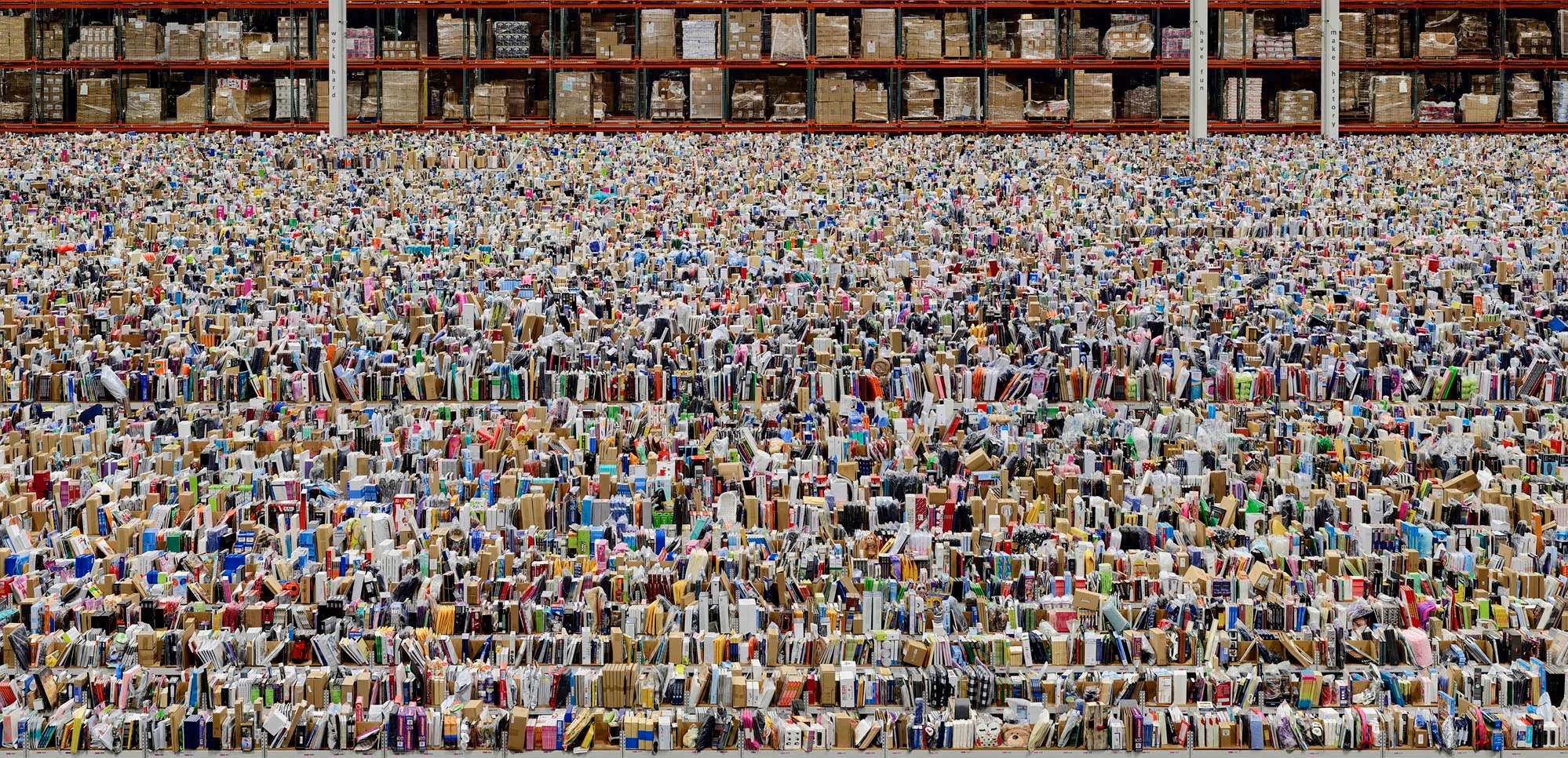 ANDREAS GURSKY Ohne Titel XVIII/Untitled XVIII , 2015 Inkjet print Framed 120 7/8 × 87 3/16 × 2 7/16 inches © Andreas Gursky / 2016 Artists Rights Society (ARS), New York / VG Bild-Kunst, Bonn. Courtesy Gagosian.