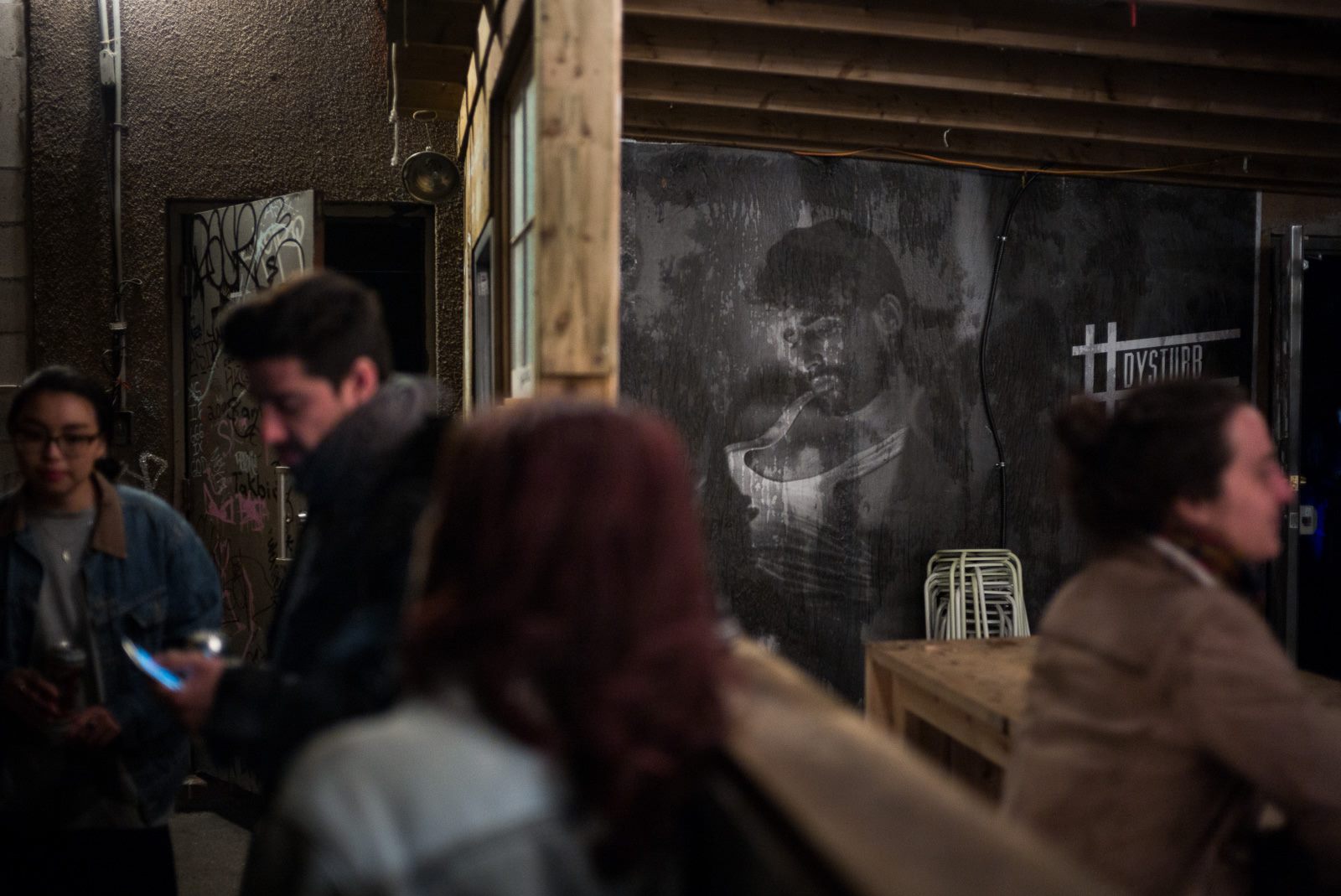 ©Benjamin Petit. At the Cold Tea Bar, you'll come across ©Líam Maloney's photograph. The caption reads: Akkar, Lebanon. July 9, 2013. First day of Ramadan. "Where are you? Every time you can, talk to me so I know you are safe." Reply from Homs : "Yes now things are ok, the bombing has stopped, I" "..." Near the Syrian border, 110 Syrian refugees from Homs live in tents set up within a disused slaughterhouse. At night, they get on their phones and text their friends and family under siege, hoping for news and arranging the complex logistics to flee Syria.