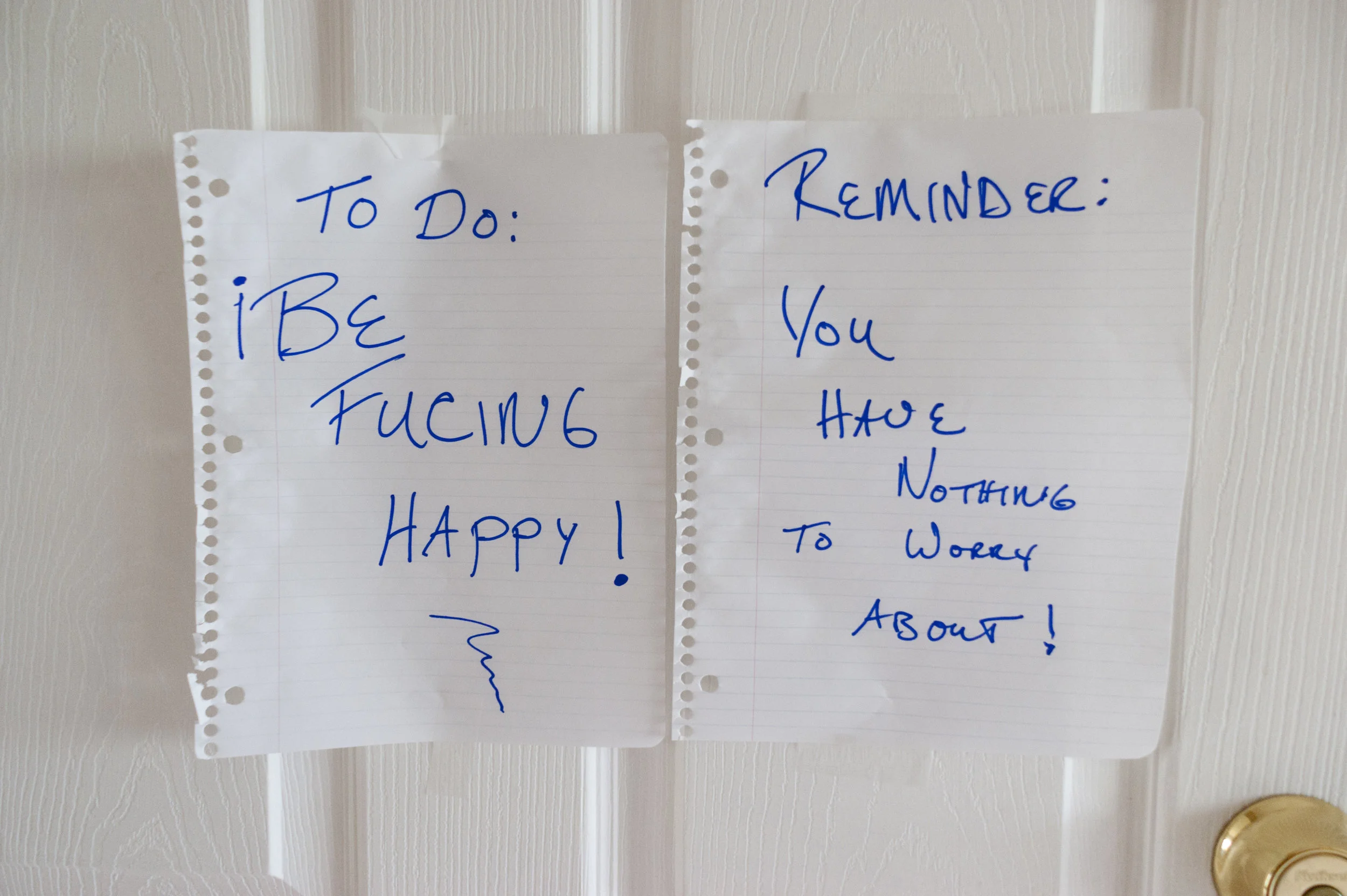 ©Melissa Spitz, Note From Adam to Mom , 2012