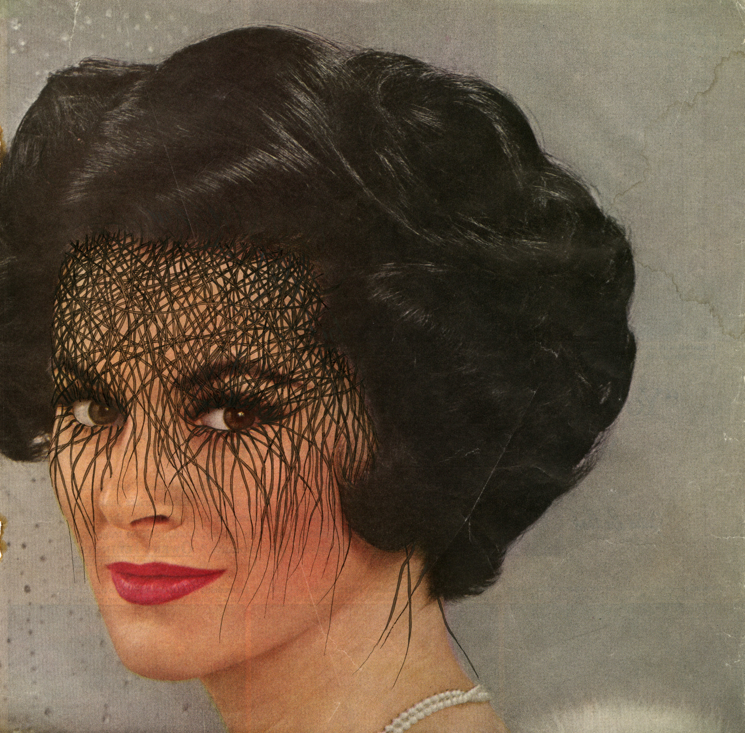 Black Mask, 2013, Magazine Drawings