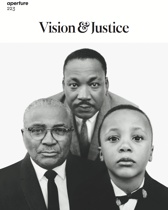 Cover of Aperture Magazine # 223 (summer 2016), edited by Michael Famighetti and Sarah Lewis