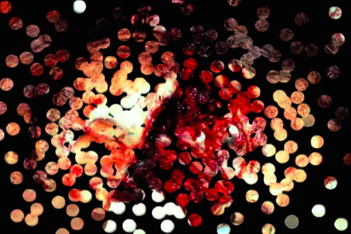 Stills from Digital Video Effect: Seth Price, Holes , 2003, video, 7:25 min., color, sound. Courtesy of the artist and Petzel gallery, New York.