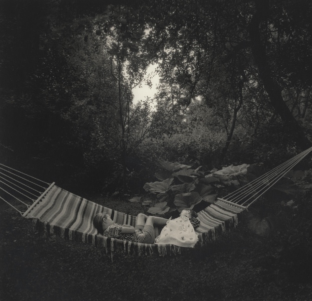 Pentti Sammallahti. Kemiö, Finland (hammock), 1996. Gelatin silver print. 11 3⁄4 x 91⁄2 in. (29.8 x 24.1 cm)