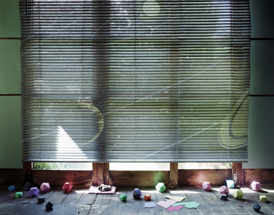 Moon rock kirigami workshop, Nayoro Kindergarten, Nayoro, Japan. Annabel Elgar, 2014