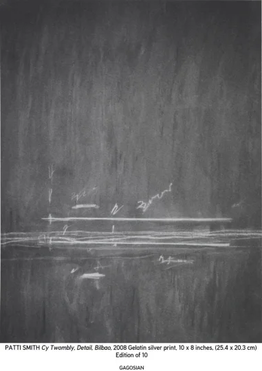 Cy Twombly, Detail, Bilbao © Patti Smith
