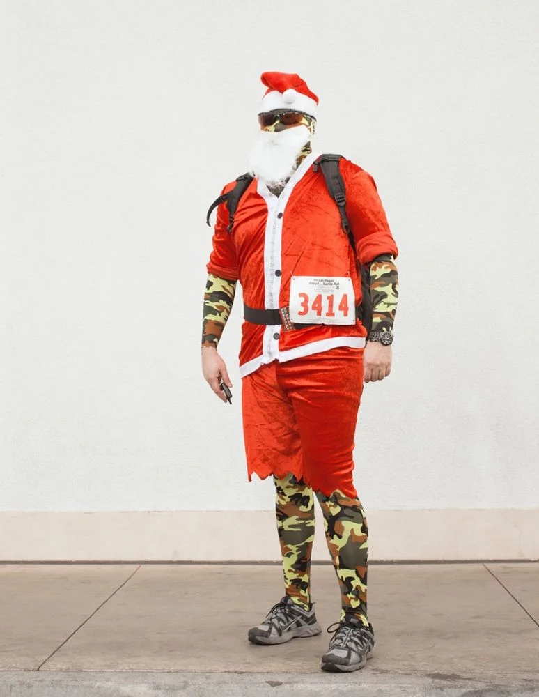 Camo-Claus. Las Vegas, NV . 2013. Town Square Mall © Jesse Rieser