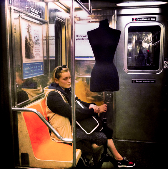 Fashion Statement, New York, NY, USA. January 9, 2012, 3:02:45pm Latitude: 40°44'54''N, Longitude: 73°59'38''W © Robert Herman