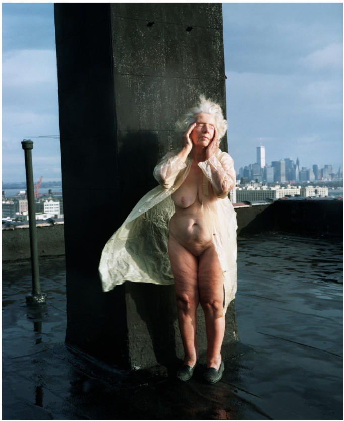 On the roof, New York, 1993 © Nina Korhonen