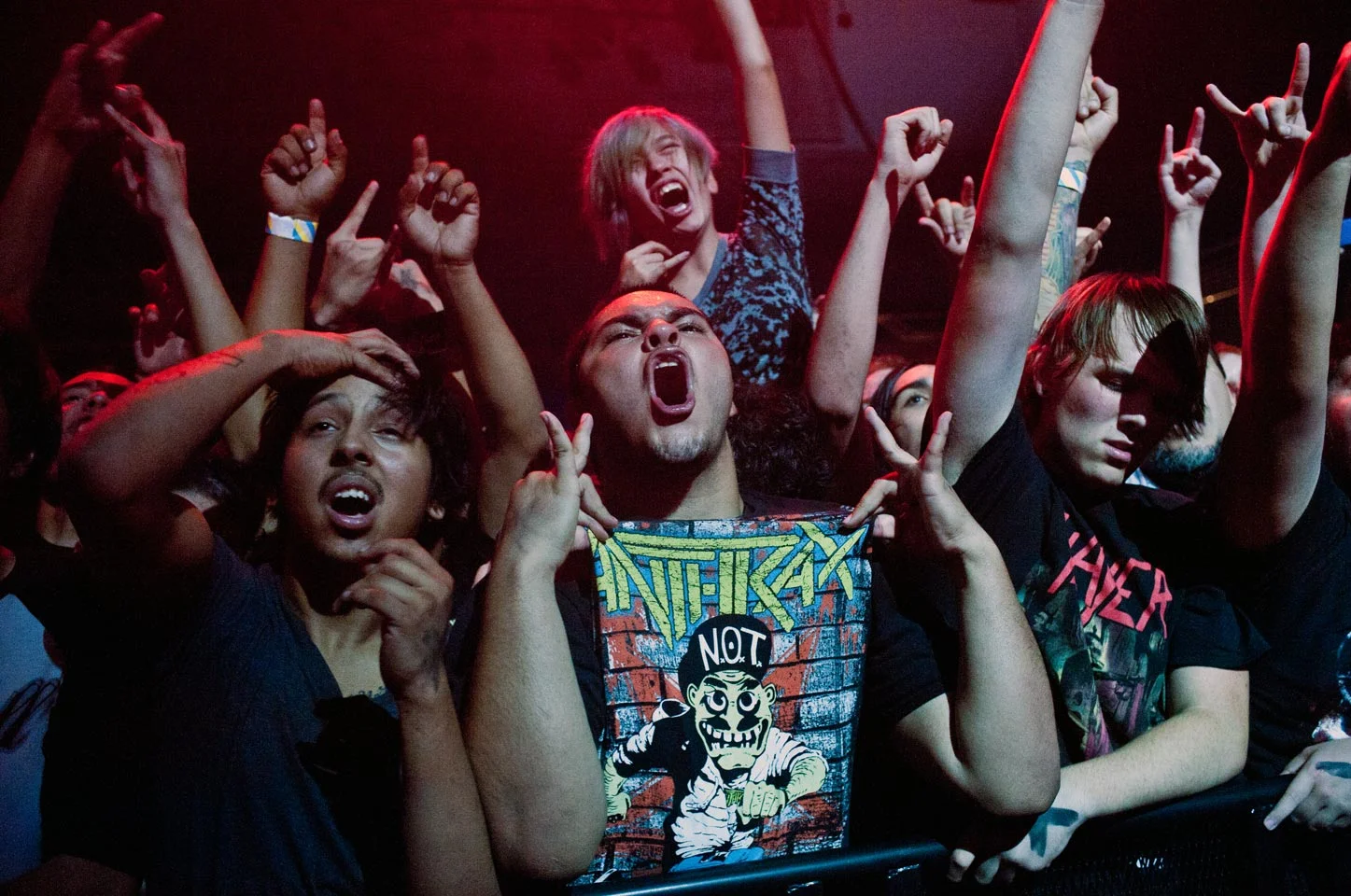 Anthrax Crowd , 2011 © Sandy Carson