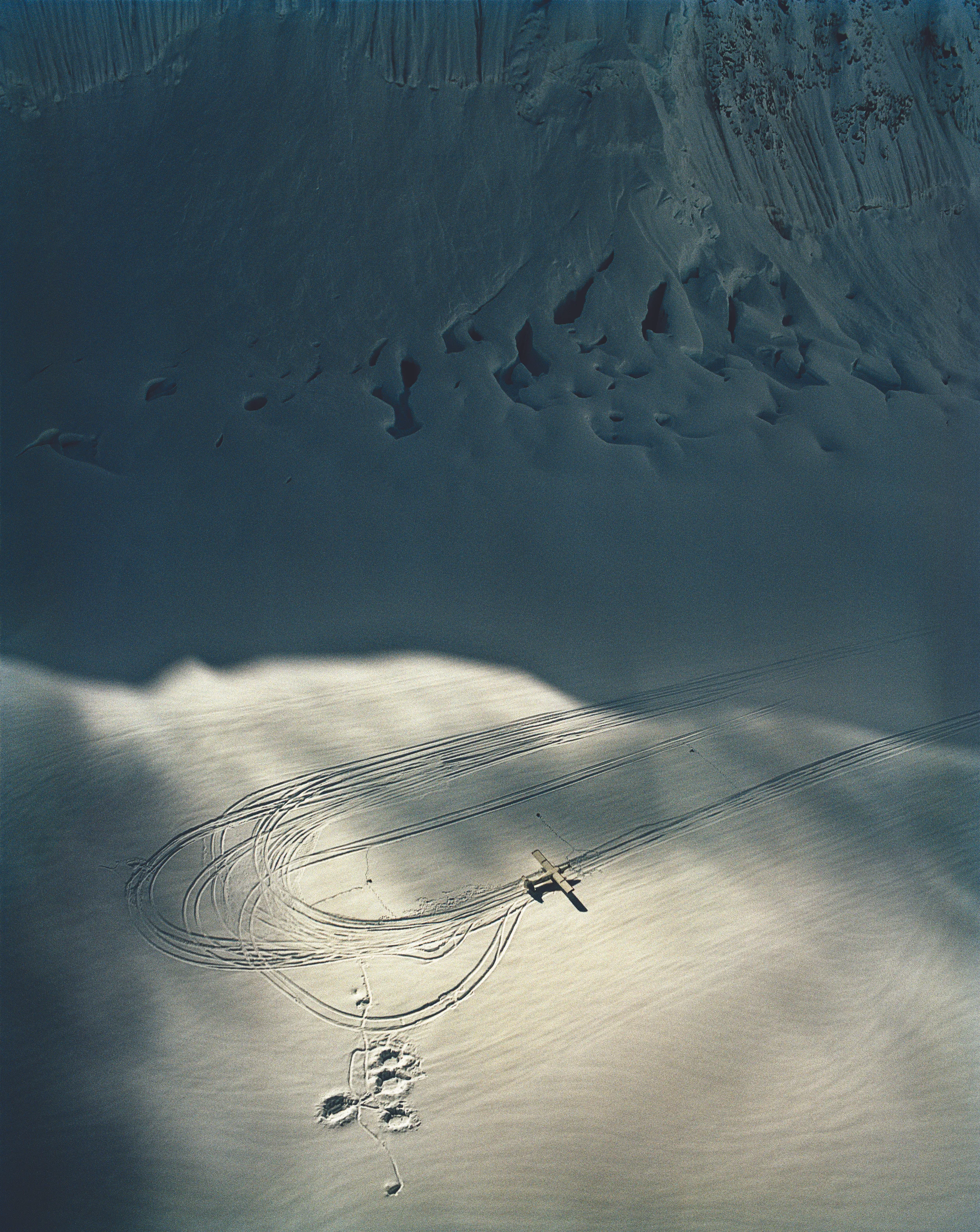 © Frederic Lagrange. Oct. 1, 2016Alaskan Bush Pilots. October 2016. A portfolio essay shot in the Alaska Range, documenting the essential role played by bush pilots in the vast and otherwise inaccessible wilderness around the Denali National Park. Creative Director: Matt Milley Publication: Avaunt