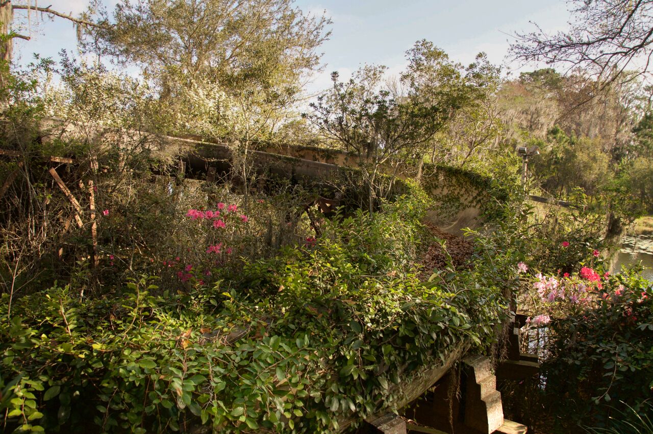 A waterslide at Disney's abandoned River Country park, Seph Lawless