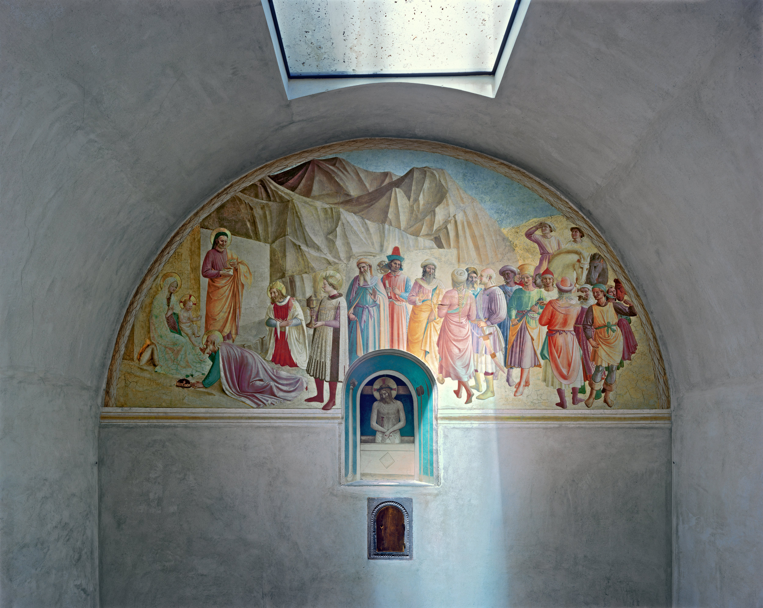 Crucifixion with the Virgin and Saints by Fra Angelico #3, San Marco Convent, Florence, Italy, 2010 © Robert Polidori, Courtesy of Paul Kasmin Gallery