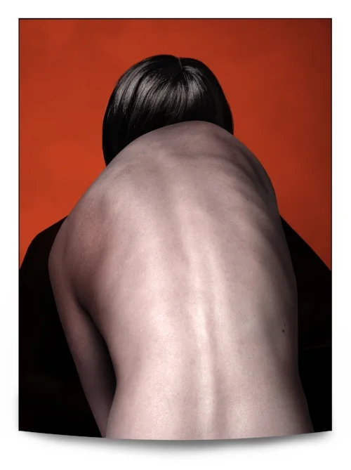 Transposition, 2018. Tridimensional deformed pigment print on Hahnemühle paper, anodised aluminium. 82 X 62 X 10 cm