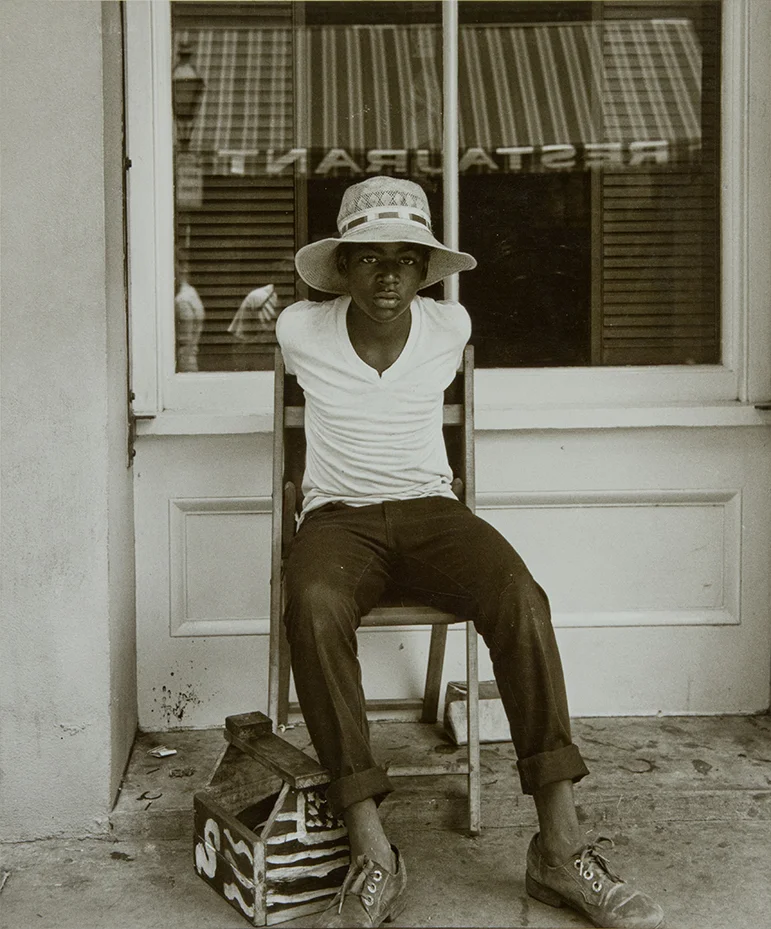 ©Raymond Smith (American, born 1942),Bourbon Street, New Orleans,1974, gelatin silver print, Lent by the artist