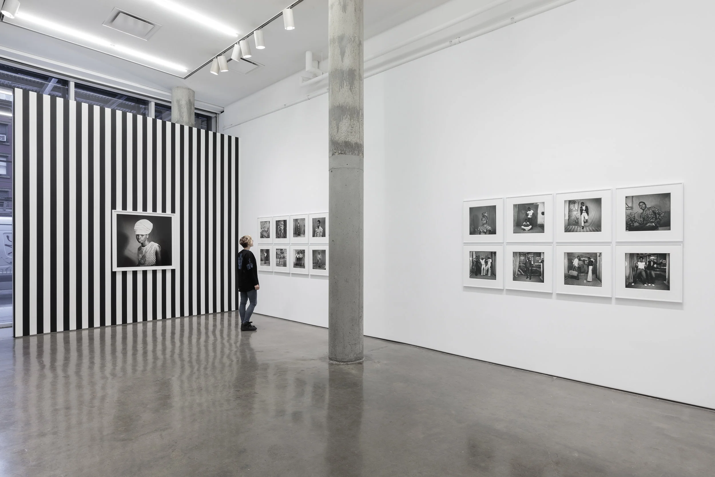 Installation view of Sanle Sory: Volta Photo : East Gallery ©Yossi Milo Gallery
