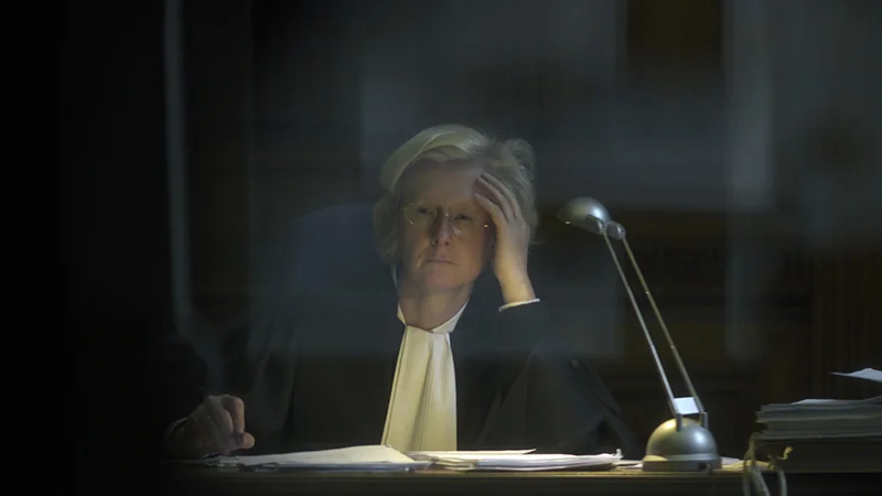Carey Young, Palais de Justice, 2017. Single-channel HD video (from 4K), 16:9, colour, quadrophonic sound, 17 min 58 secs