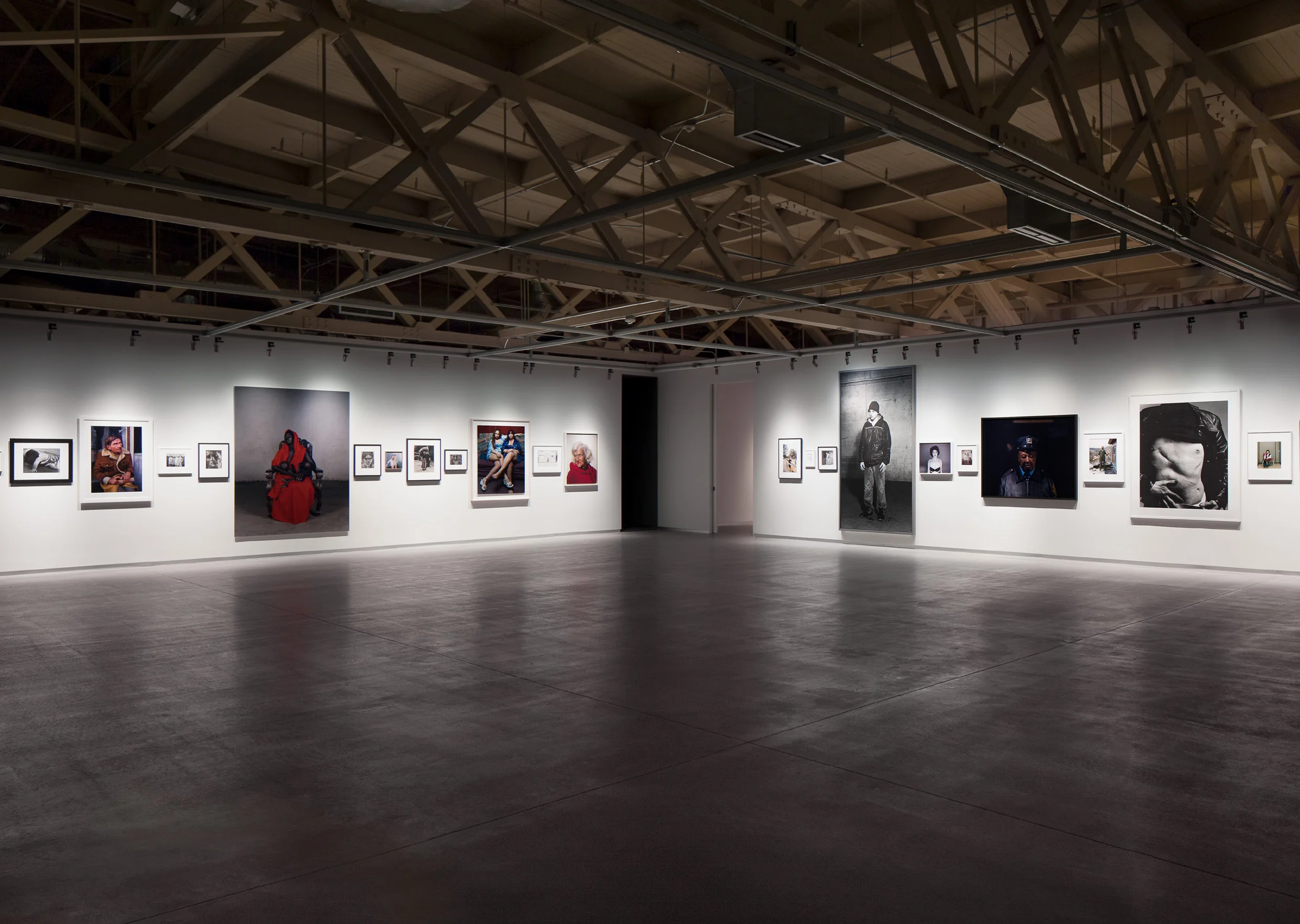 Selected Portraits from the Pilara Foundation Collection, 1898–2011; Installation view, About Face, Pier 24 Photography, San Francisco