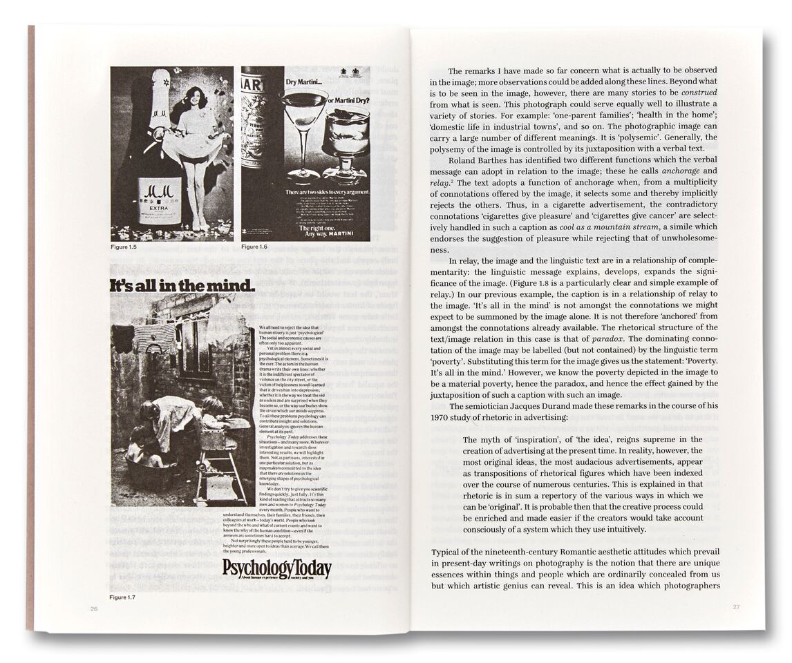 Fig. 1.5, 1.6, 1.7, pp. 26-27 Victor Burgin, The Camera: Essence and Apparatus (2018), courtesy of MACK.