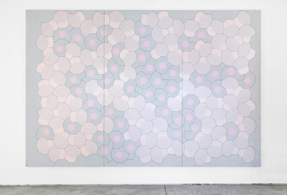 Michael Kidner, Love is a Virus from Outer Space, 2001, Acrylic on board