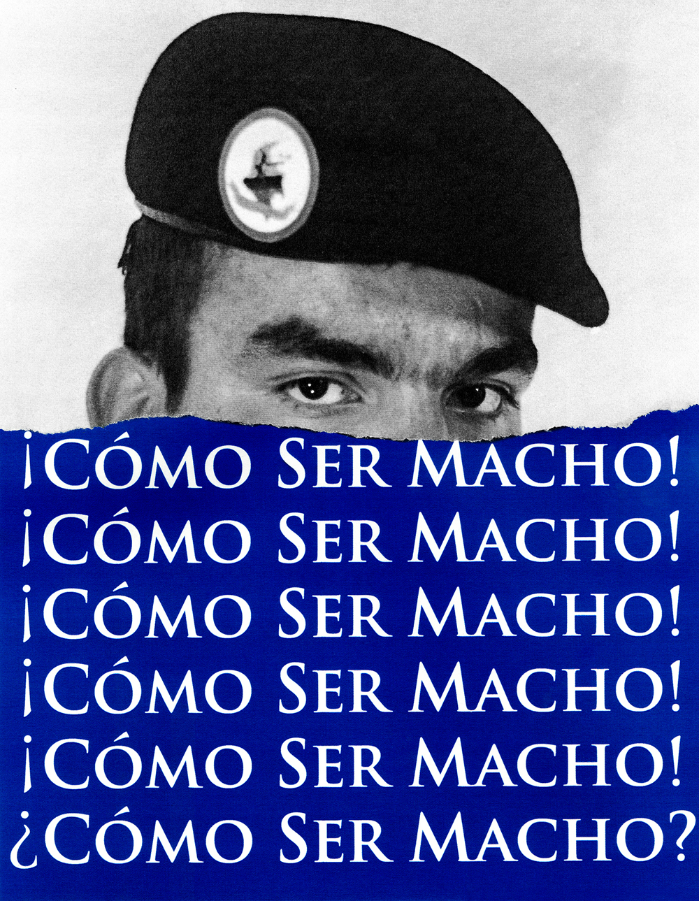 Como Ser Macho (Blue), Fragments of the Masculine © Antonio Pulgarin