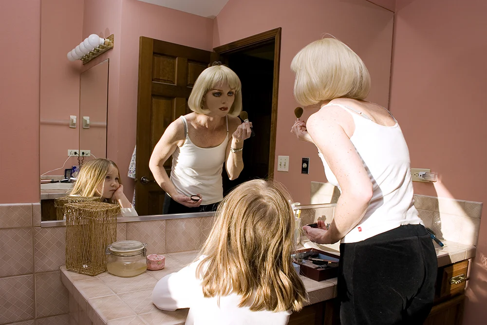 Exquisite Suburbia © Dawn Roscoe “The Makeup Lesson”