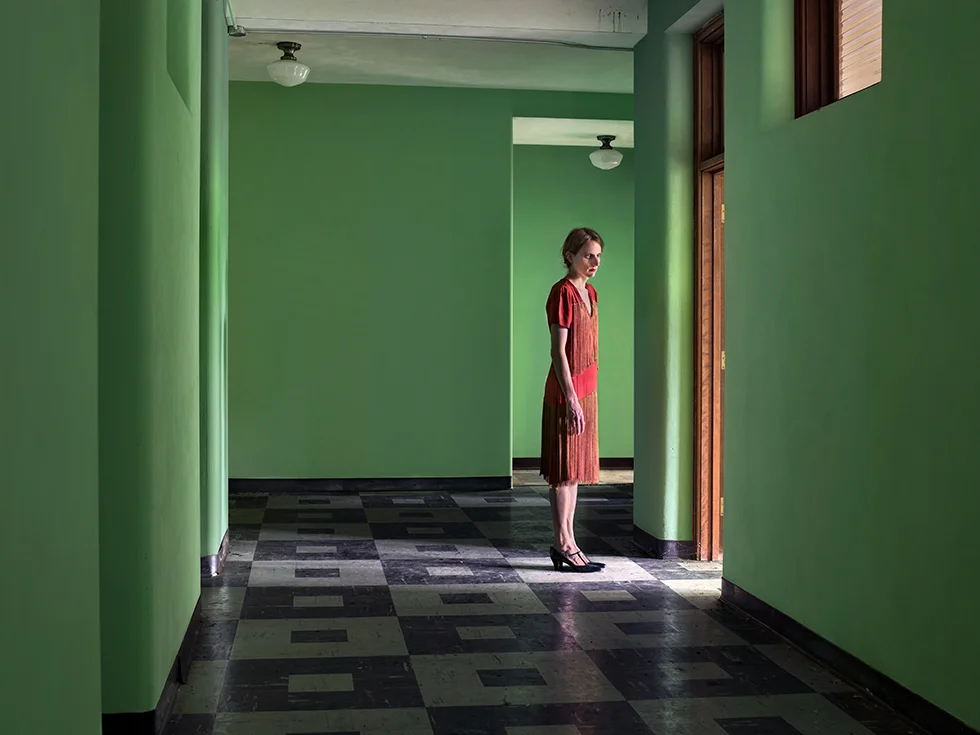Image: © Lissa Rivera, “Green Corridor,” 2017, Archival pigment print, Courtesy of ClampArt, New York City