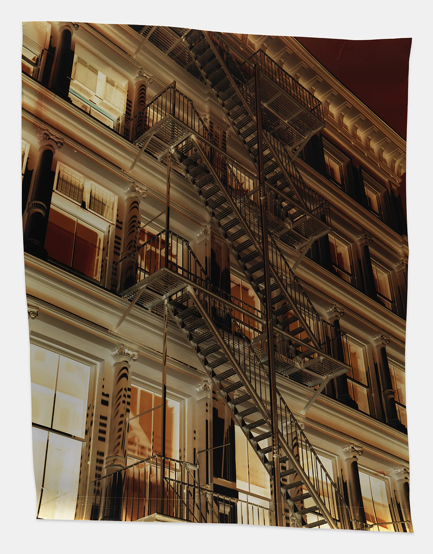 Greene Street near Grand Street, Variation 4, 2018. Negative Chromogenic Photograph Collection of John Chiara. © John Chiara