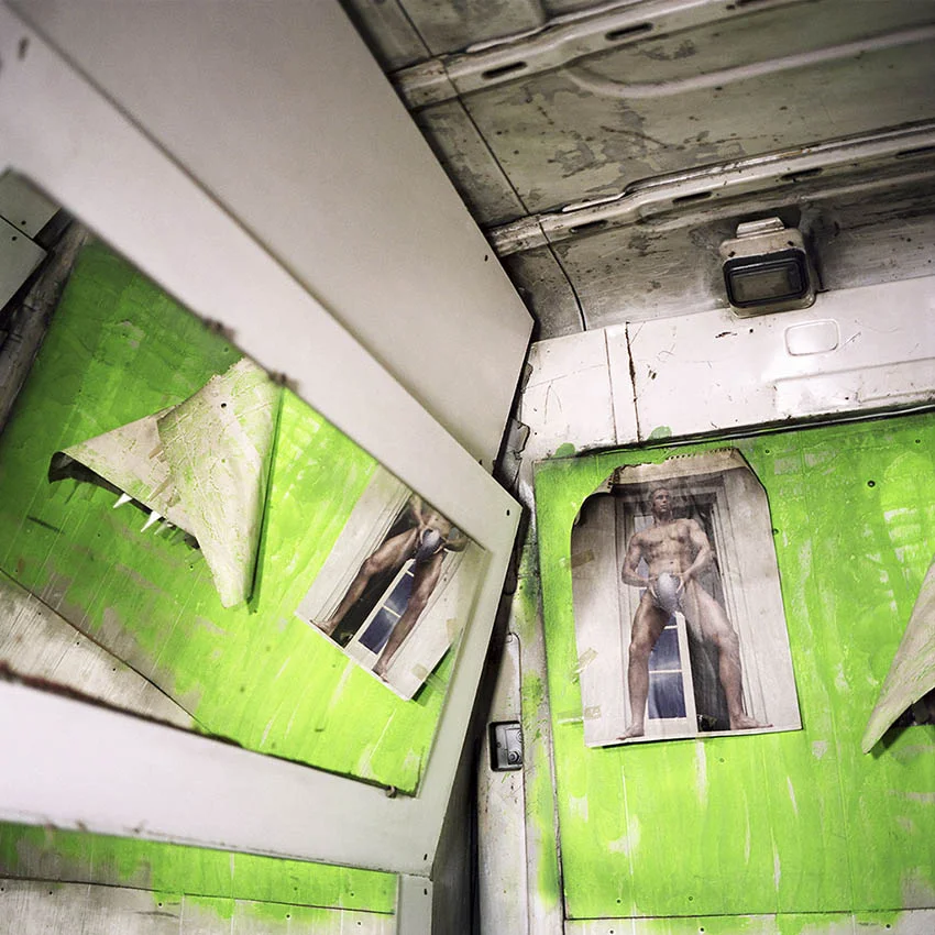 Interior of van, from Solange , by Sabrina Mariez. © Sabrina Mariez