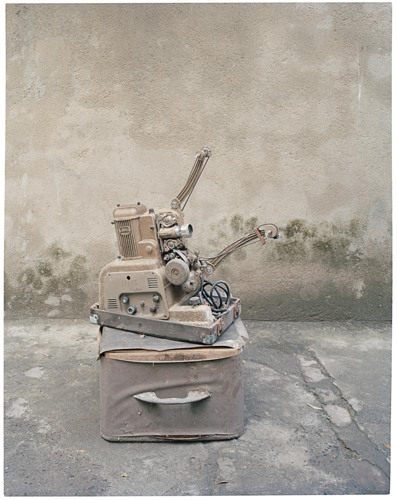 “Ampro Stylist 16 mm Projector (Image India) - 14” From “Film Studio Series”, 2013 - 2014. 16 x 20 inch Archival Pigment Print. Courtesy of Nandita Raman © sepiaEYE