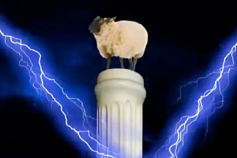 Image from The Demon Sheep . Created by Carly Fiorina’s 2010 campaign for U.S. Senate. Via Youtube.