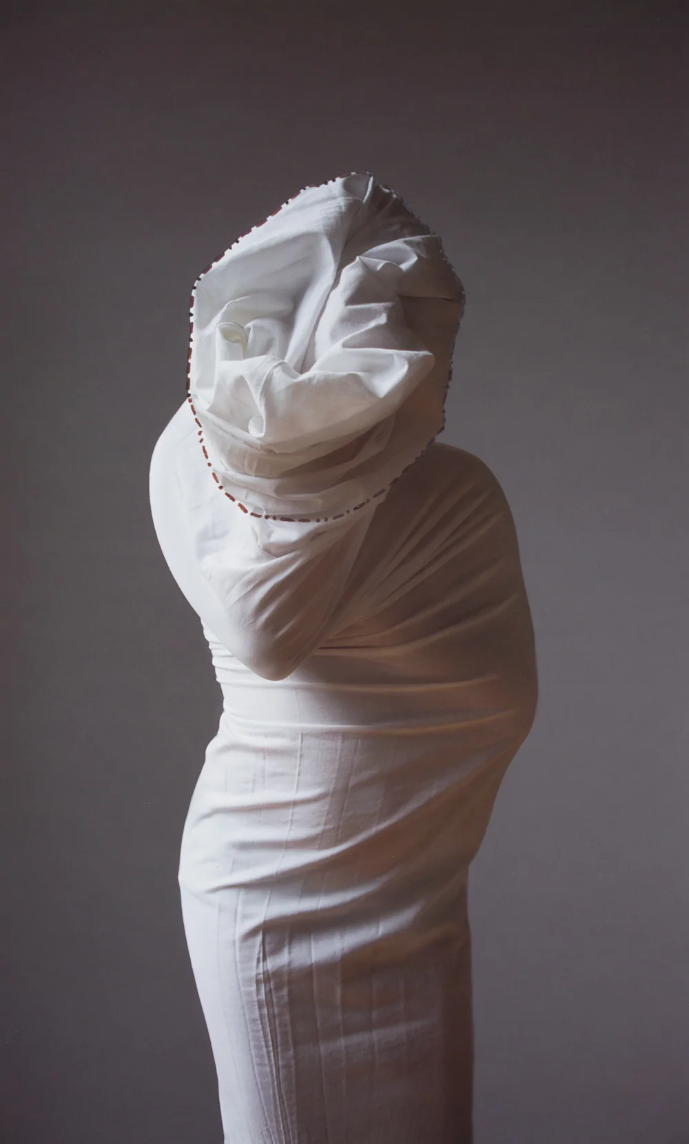 Infinite Loop . Pigment ink print, my blood. © Anne-Laure Autin