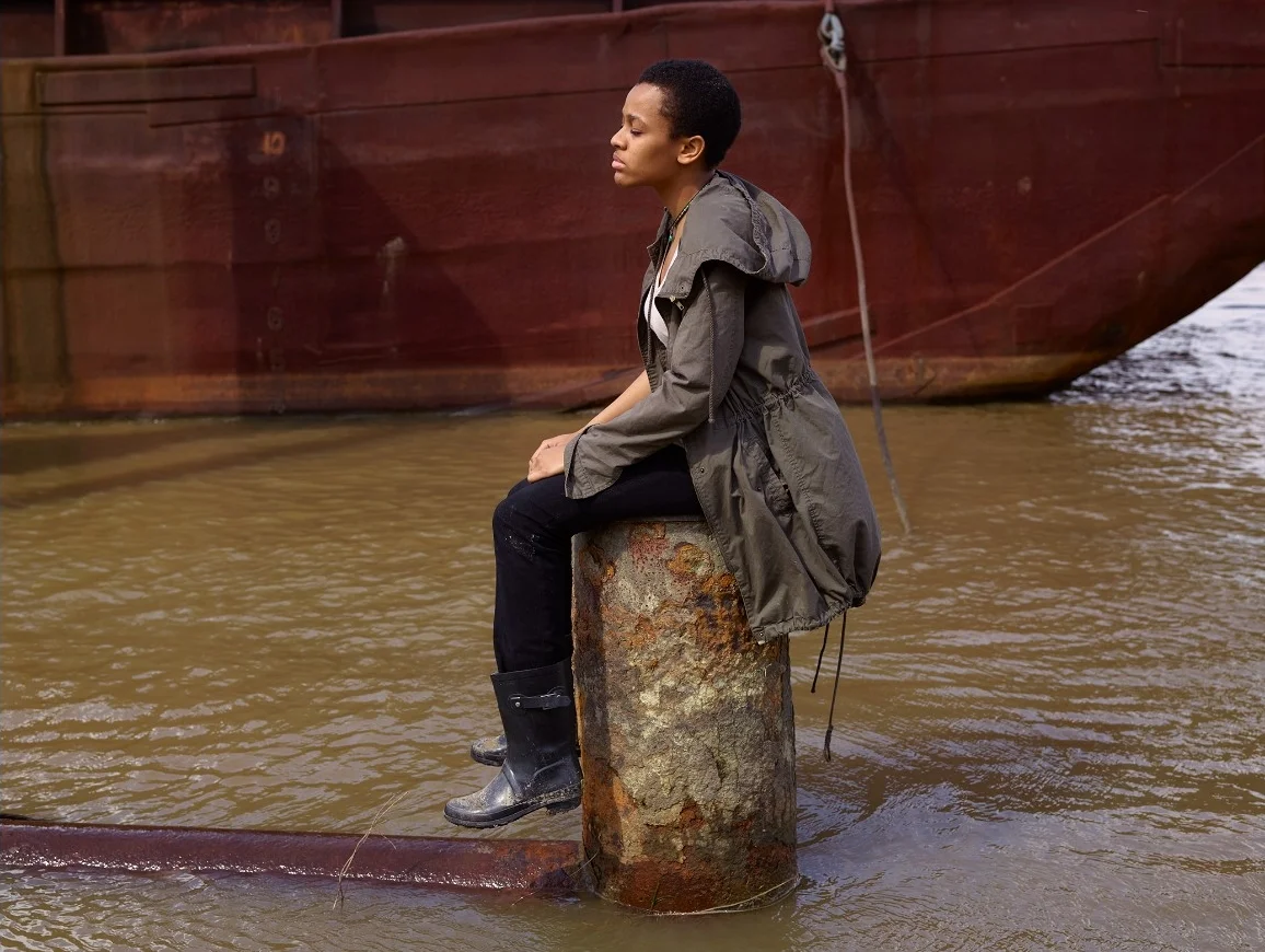 © Jeff Whetstone, Livia and Coal Barge , 2017, Courtesy Julie Saul Gallery, New York