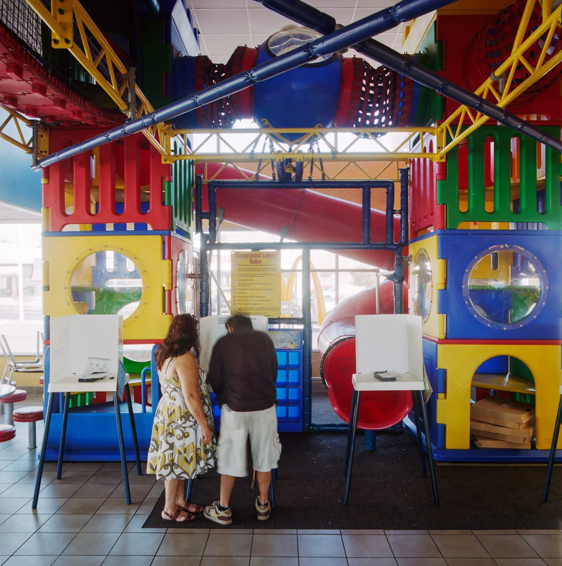 Image: © Ryan Donnell, The Polling Place Project, McDonald’s, Los Angeles
