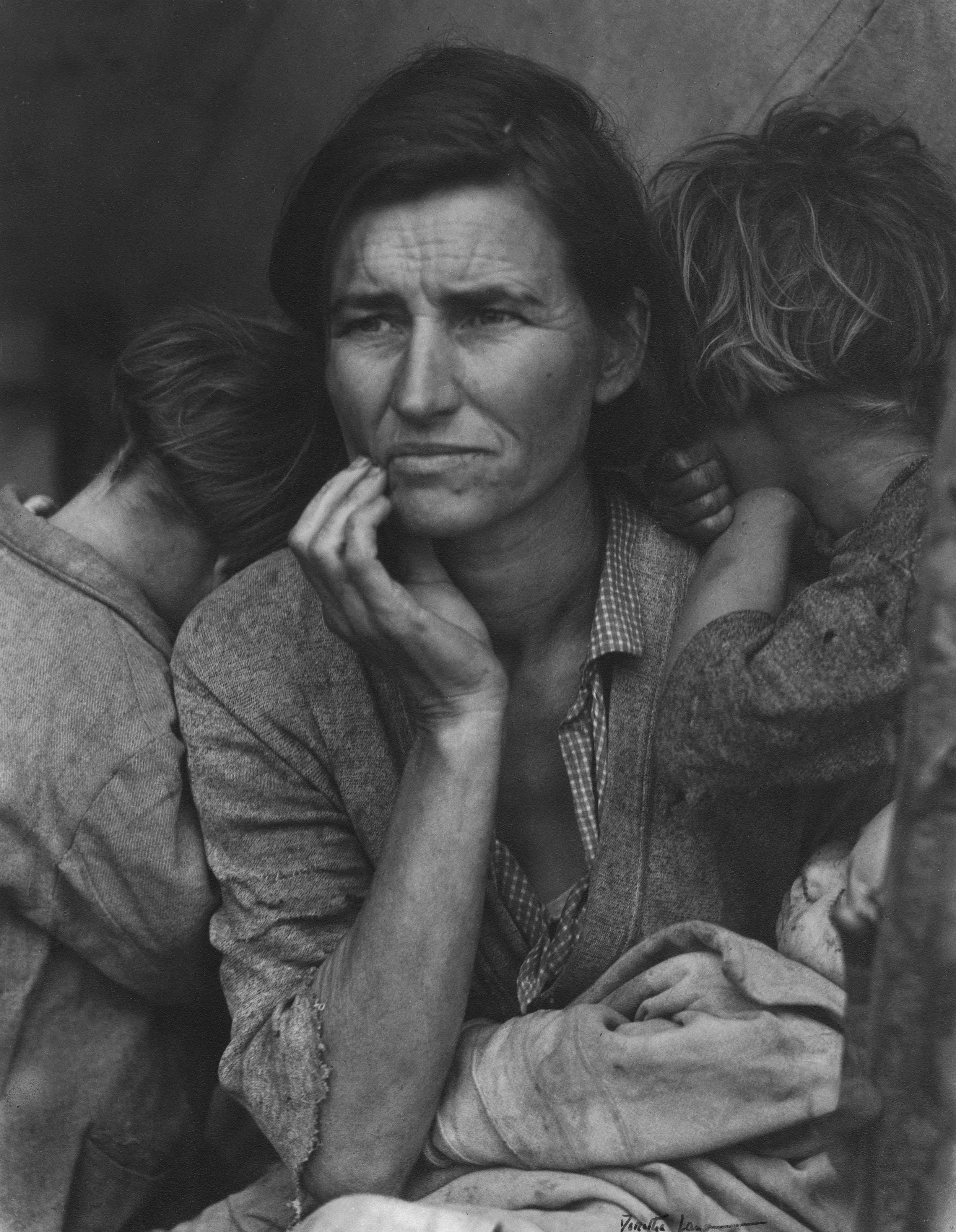 Migrant Mother, Nipomo, California, 1936, the Oakland Museum of California. ©Dorothea Lange
