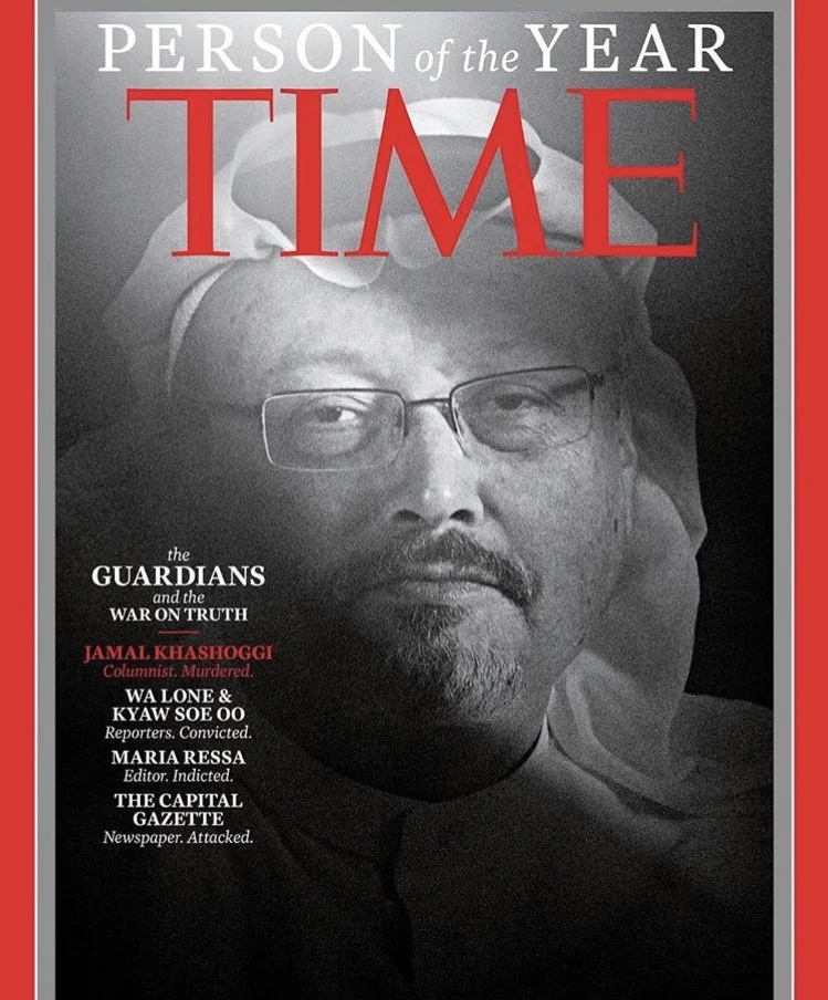 Time magazine has chosen "The Guardians and the War on Truth" as its Person of the Year honorees © Time/AP