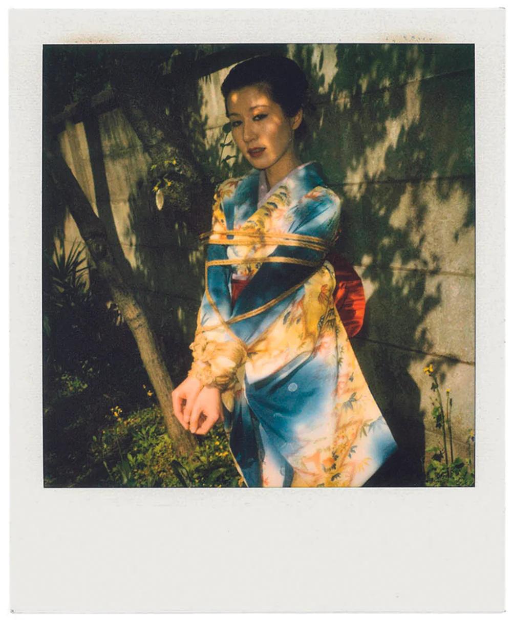 Kinbaku, 2010, Polaroid ©Nobuyoshi Araki . Courtesy artspace AM, Tokyo. Impossible Love by Araki, published by Steidl