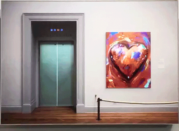 © Gregory Scott, Elevator, 2019. Mixed media. Ed. of 10. 