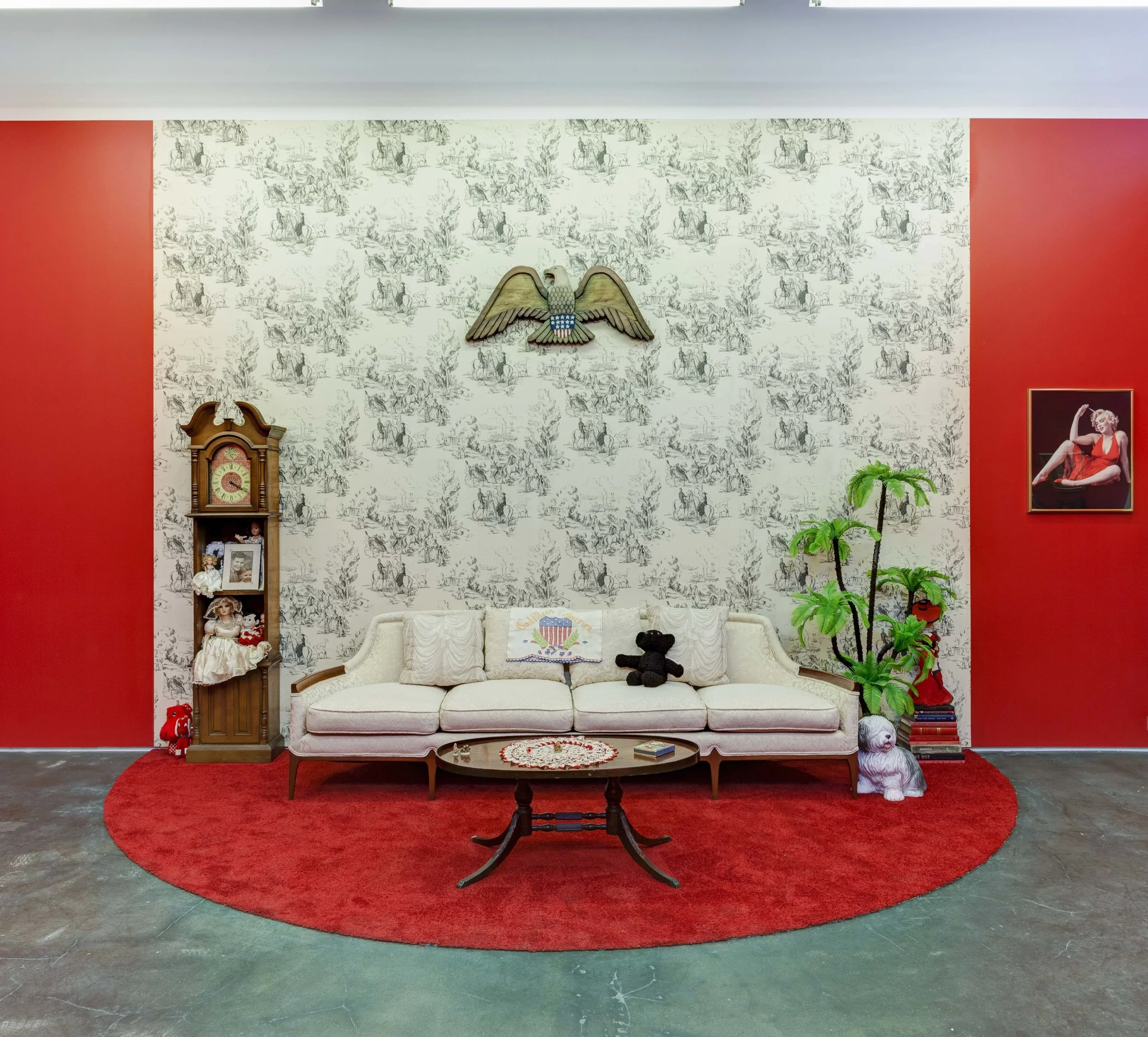 Black White and Red All Over, Installation View Black White and Red All Over, 2019. Photo by RCH Photography. Courtesy the artist and Monique Meloche Gallery, Chicago.