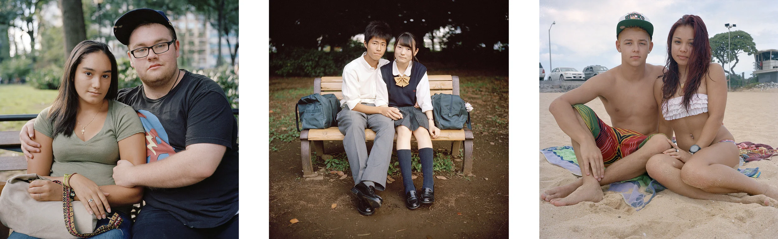 New York Young, No. 30, Tokyo Young, No. 2, O’ahu Young, No.2 © Amy Touchette/ClampArt