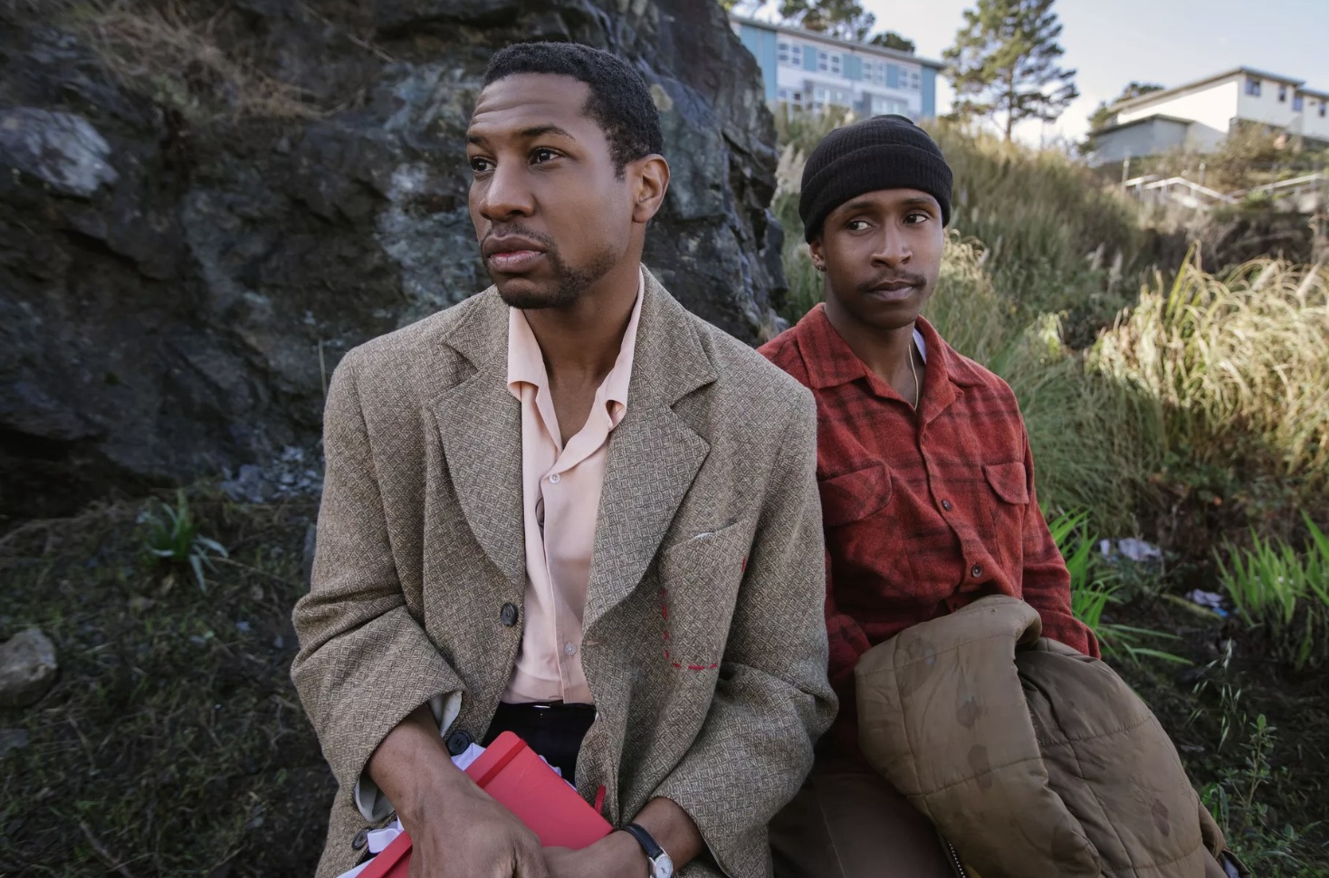 Jonathan Majors and Jimmie Fails in The Last Black Man in San Francisco.