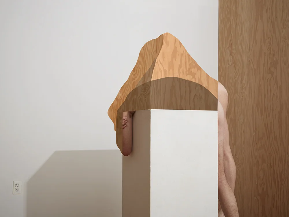 Two Figures, Plinth and Plywood 2017 © Bill Durgin