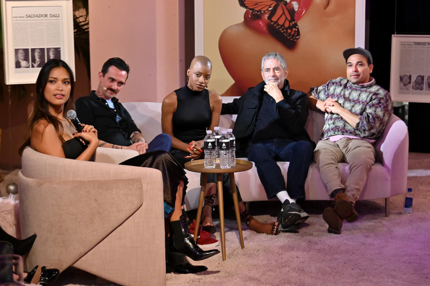 NEW YORK, NEW YORK - JUNE 20: Geena Rocero, Ryan Pfluger, Adrienne Raquel, Ed Freeman and Carlos Gonzalez Palmeri speak at the Behind the Lens: Considering the Playboy Gaze at The Playhouse on June 20, 2019 in New York City. (Photo by Dia Dipasupil/Getty Images)