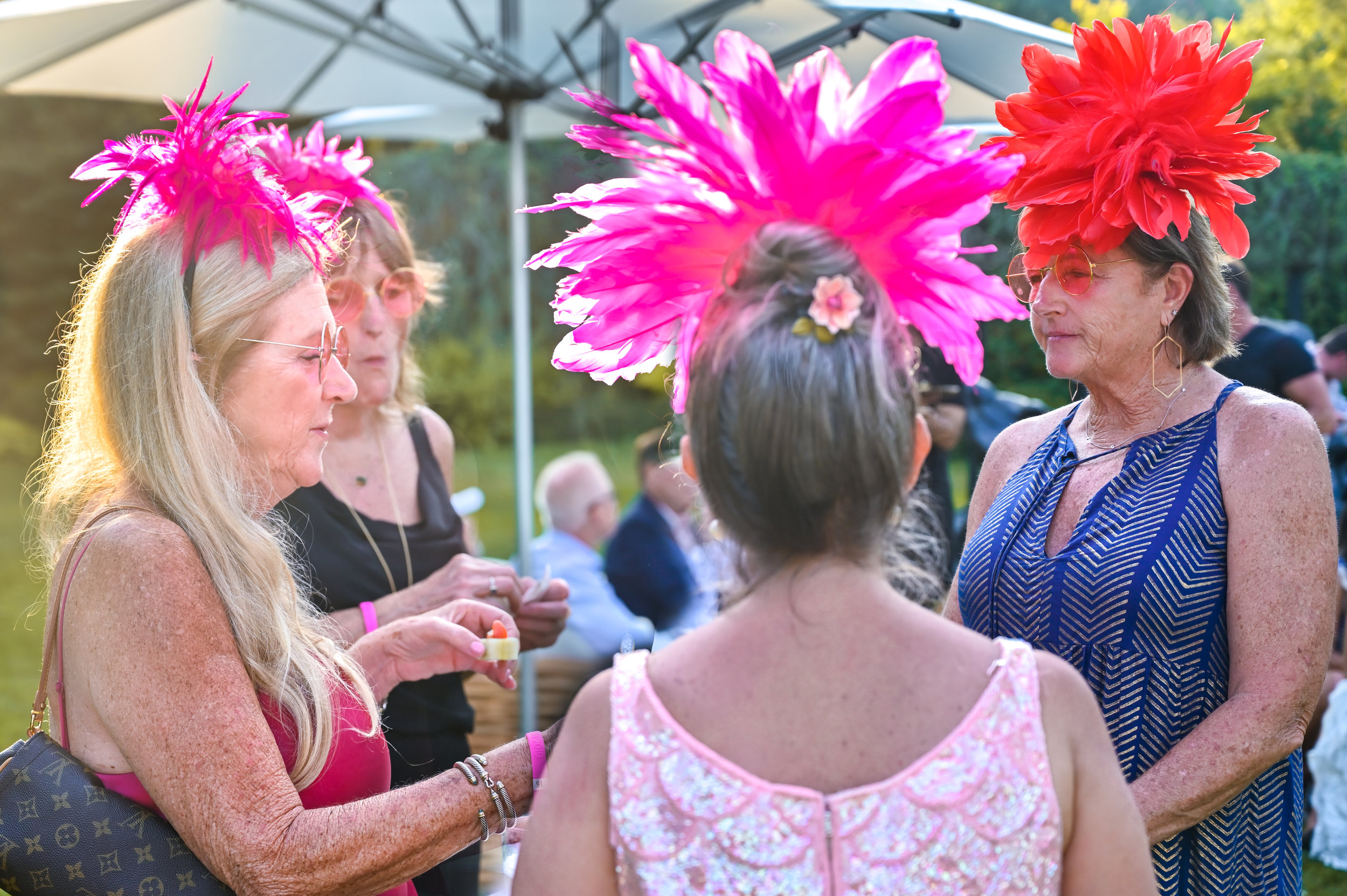 Tish Rehill celebrating with her sisters. © Federica Belli