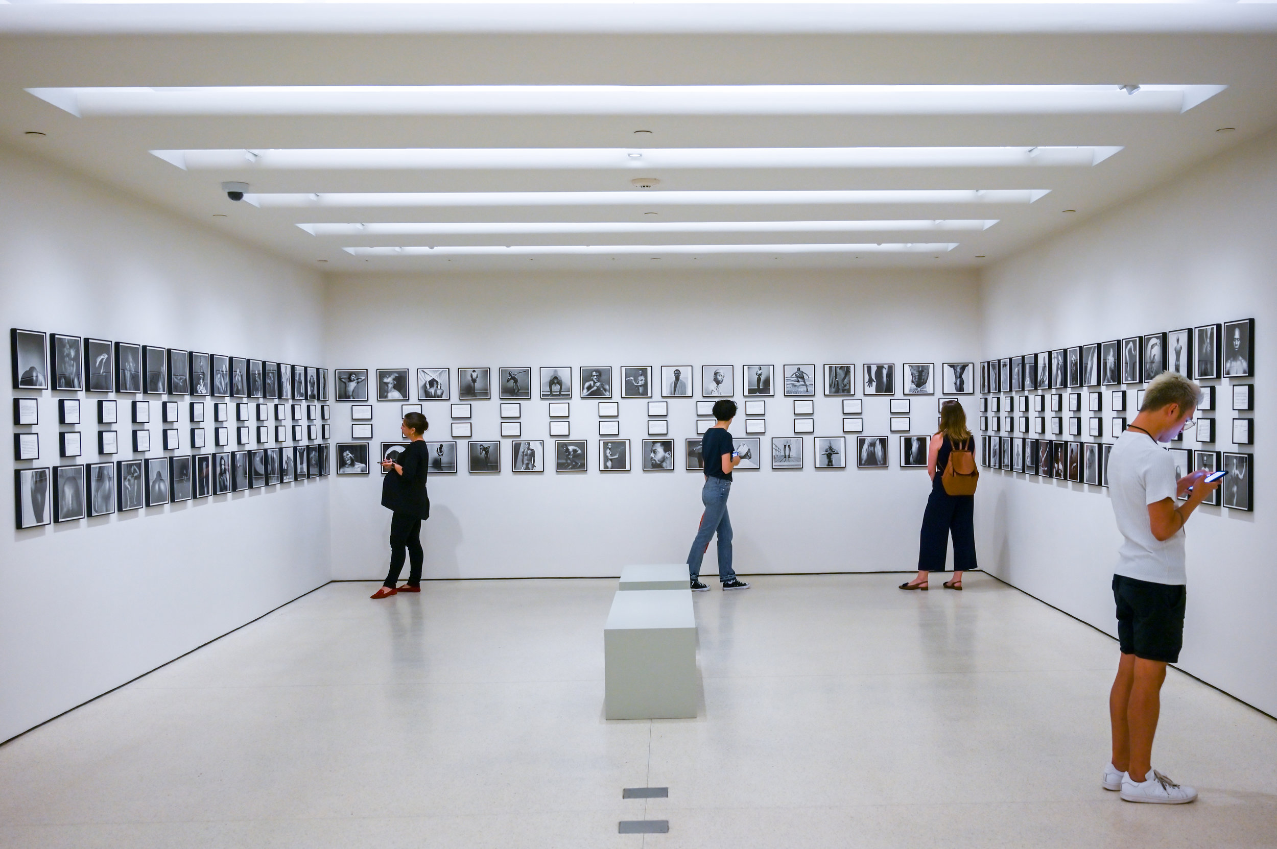 Glenn Ligon’s installation about the perception of Mapplethorpe’s work. © Federica Belli