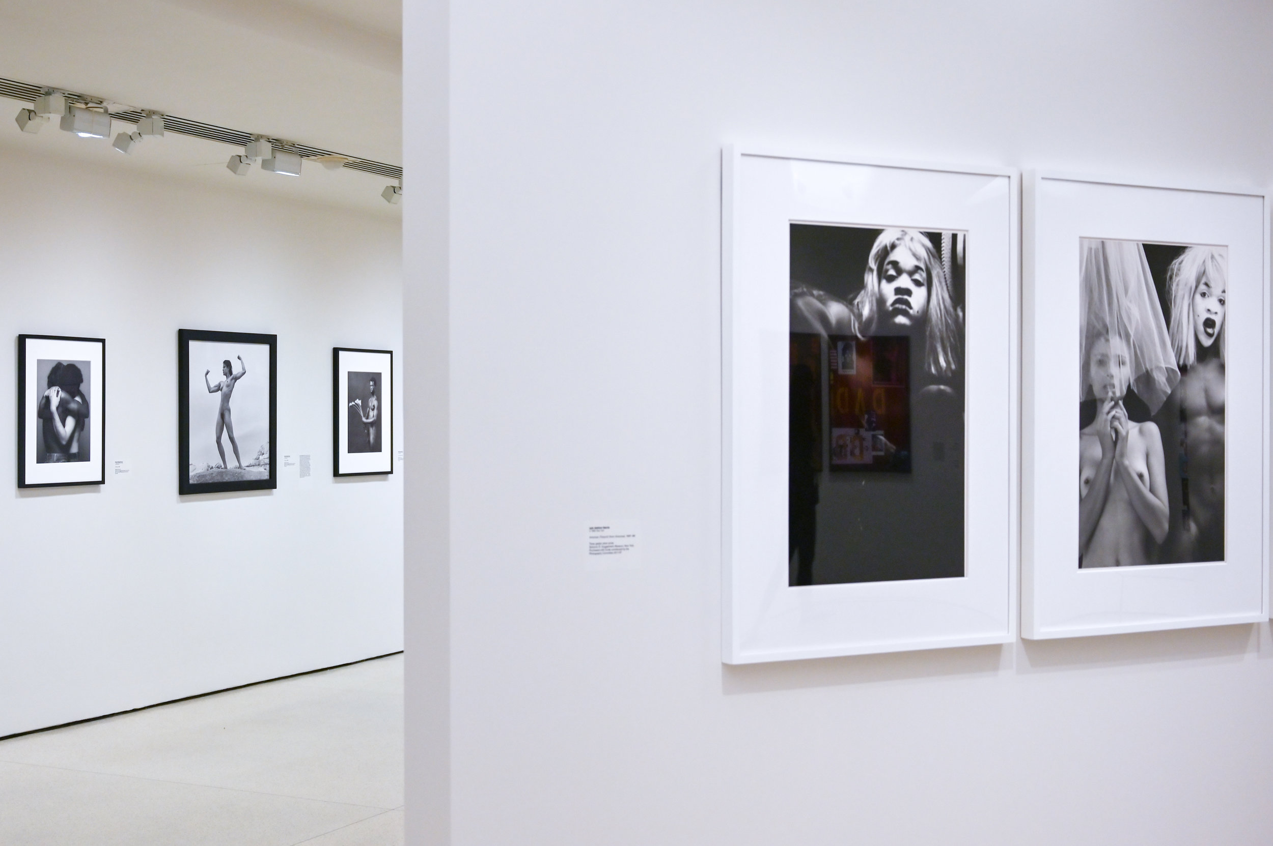 On the left side, Mapplethorpe’s work. On the right side, Lyle Ashton Harris’ pictures. © Federica Belli